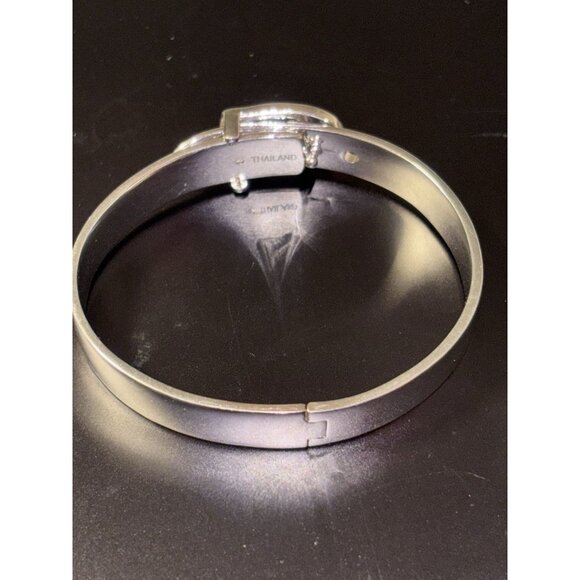 Coach Women's Signature C Buckle Bangle Bracelet - Picture 7 of 10